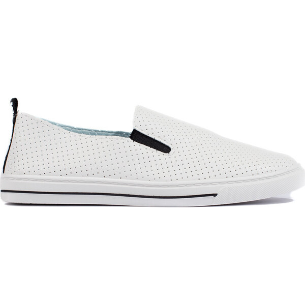 SHELOVET Biele slip-on tenisky dámske NB625W 66148532