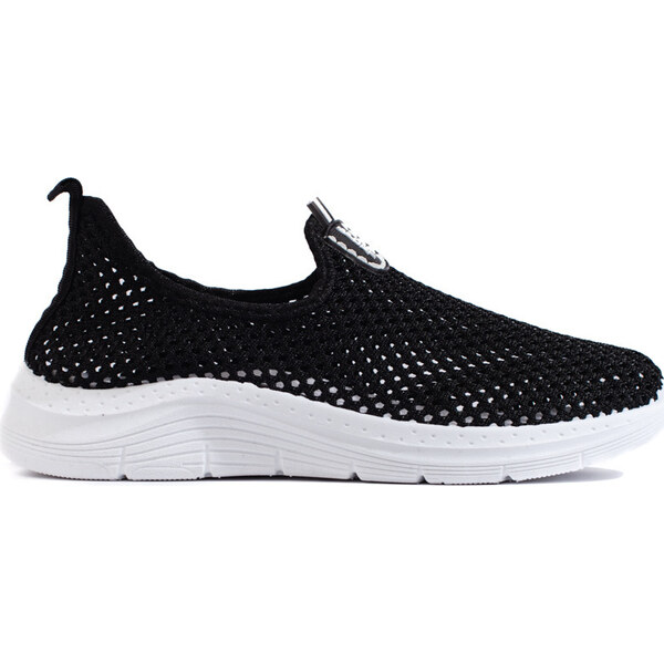 SHELOVET Dierkované slip-on čierne športové topánky NB679B 66148526