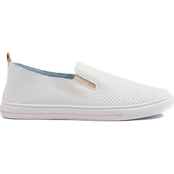 SHELOVET Dámske smotanové slip-on tenisky NB625BE/W 66148531