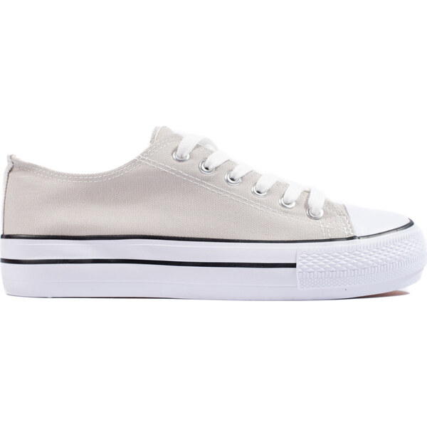 SHELOVET Sivé textilné tenisky XL-33P-G 66148491