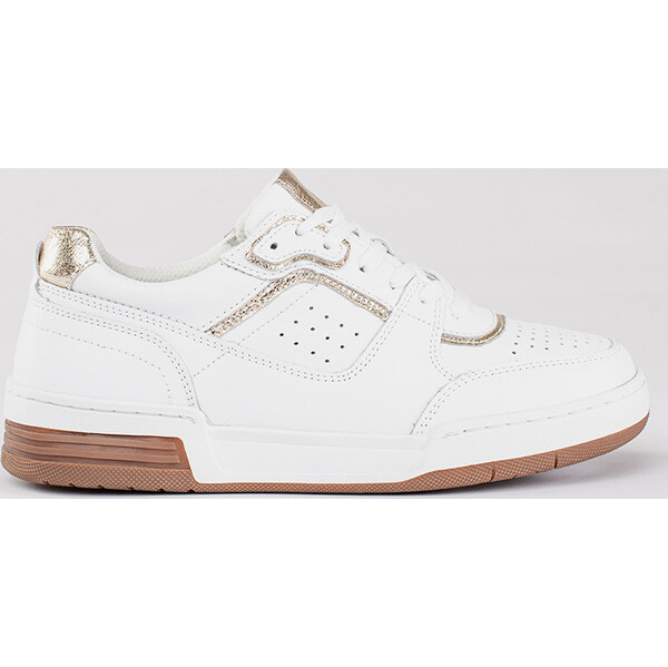 SHELOVET Bielo-zlaté sneakersy na platforme 23707W/GO 66148784