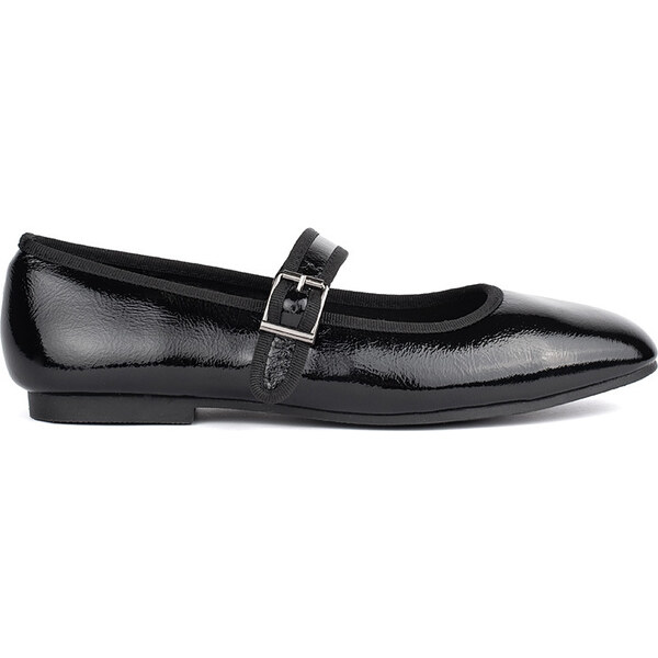 Goodin Čierne dámske lakované baleríny GD-XR-394B 57302916