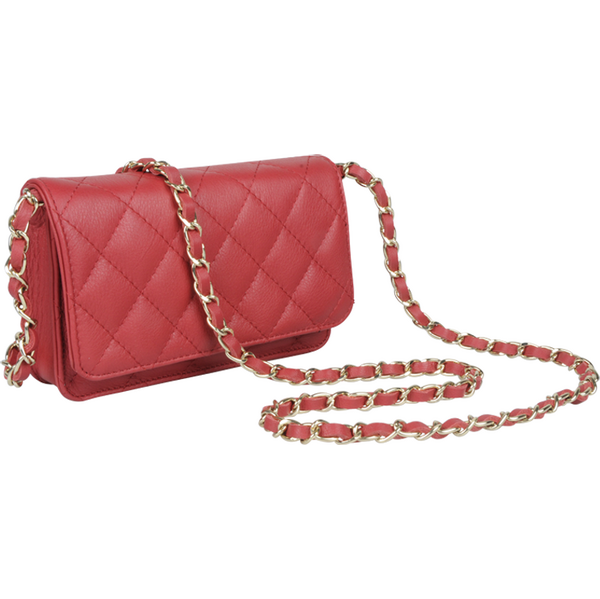 Červená kožená talianska crossbody kabelka Milva Rossa NovaKabelka.sk 60720870