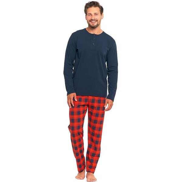 Moraj Pánske pyžamo Severin tmavomodré 64276395