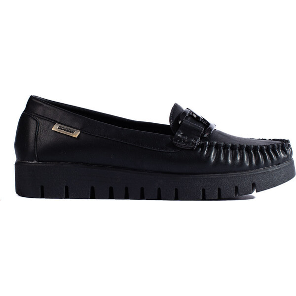 Goodin Čierne pohodlné Mokasíny GD-FL696B-B 45532314