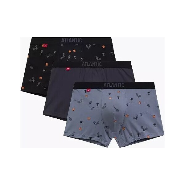 Sada 3 pánskych boxeriek Atlantic 3MH-050 A3 S-2XL 58402846