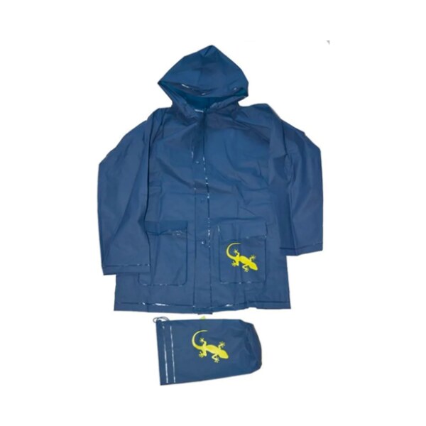 Pláštenka Salamander + vrecúško Pidilidi PL0045-04 modrá 61334597