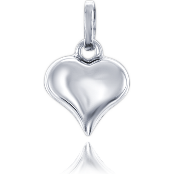 OLIVIE MINET Zlatý přívěs z bílého zlata srdce Au 585/1000 64916960