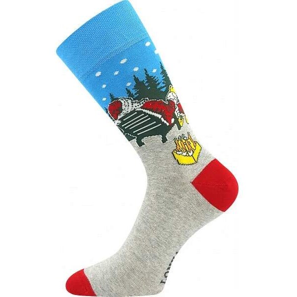 DAMER vianočné ponožky Lonka - SANTA 39-42 1 pár 61731868