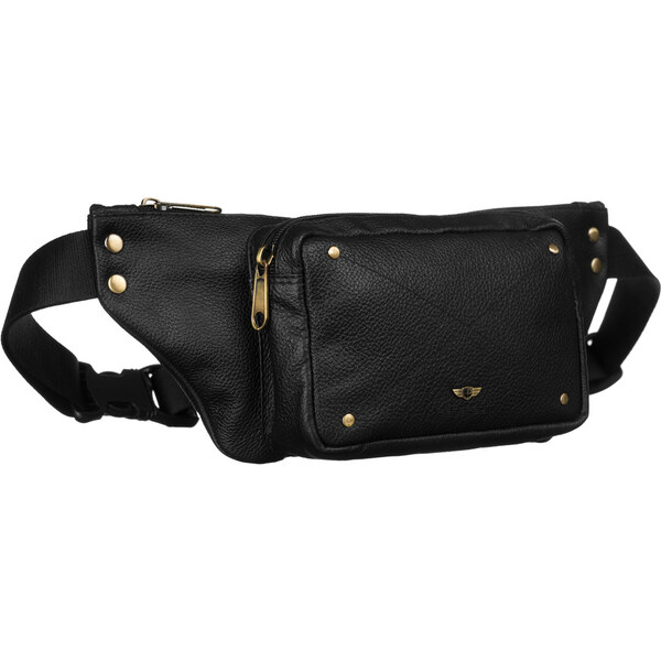 Kožená taška cez pás s praktickým vreckom - Peterson 58404722