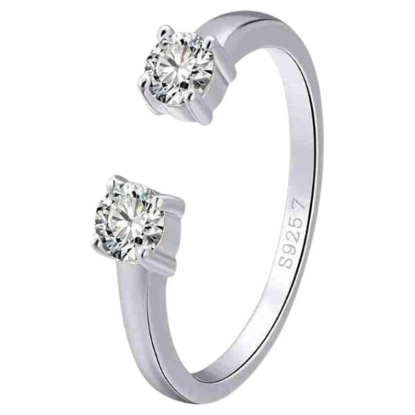 MAJYA Strieborný nastaviteľný prsteň BRIANA 11275 64582262