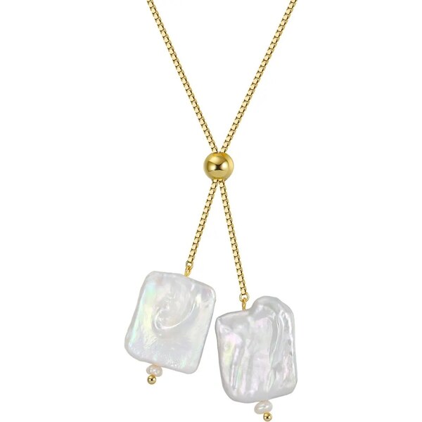 MAJYA Strieborná retiazka s príveskom LENNY pozlátená 11152 64582153