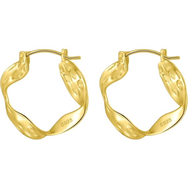 MAJYA Strieborné náušnice AGATHE pozlátené 11375 64582477