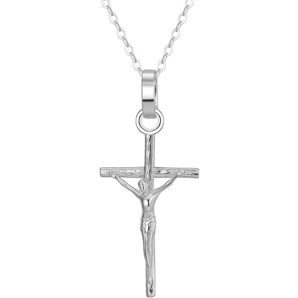 MAJYA Strieborná retiazka s príveskom JESUS 11213 64582184