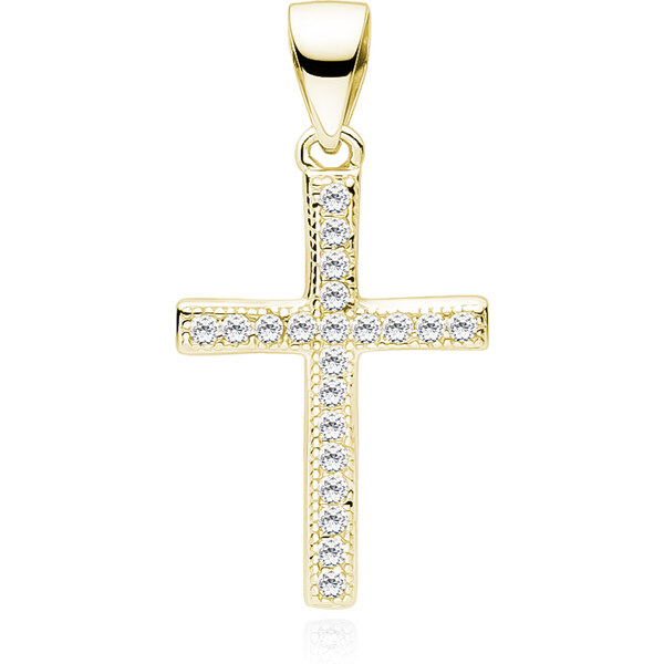 Olivie Strieborný prívesok KRÍŽOK GOLD 9206 61704540