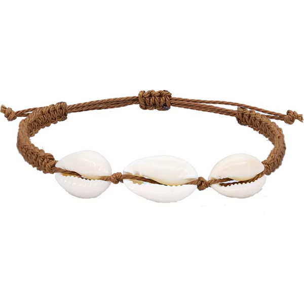 Olivie Náramok z mušlí HNEDÝ 9233 63314771
