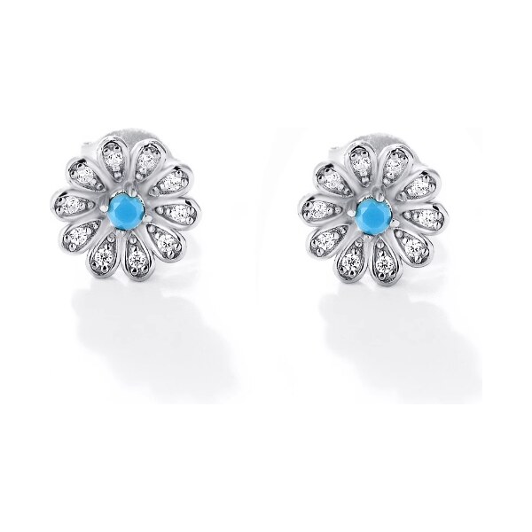 Olivie Stříbrné náušnice KVÍTEK 9282 65048742