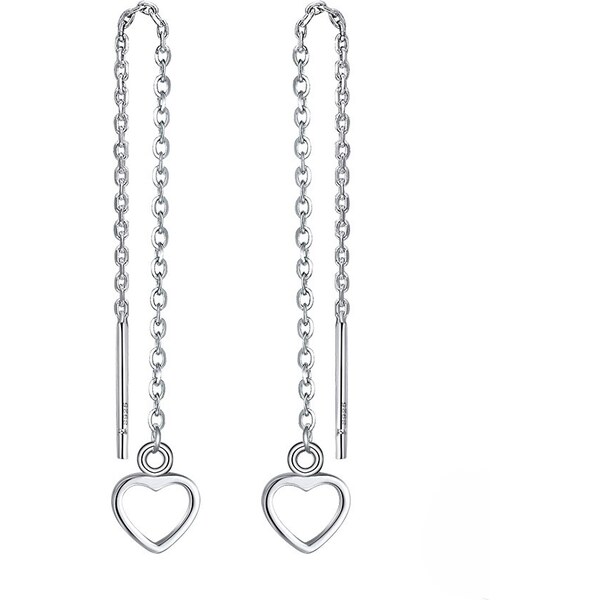 Olivie Stříbrné řetízkové náušnice SRDCE 9316 65048758