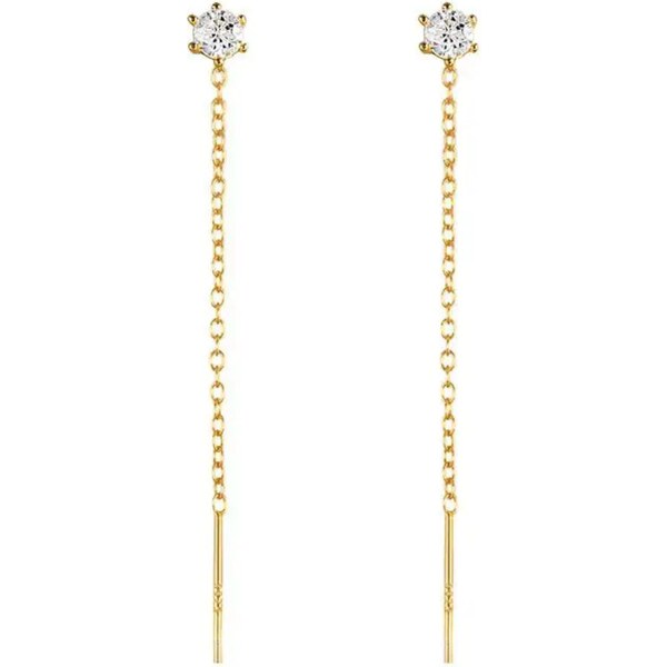 Olivie Stříbrné řetízkové náušnice GOLD 9324 65048764