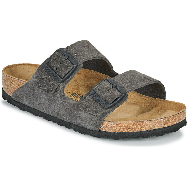 BIRKENSTOCK Šľapky Arizona LEVE Velvet Grey BIRKENSTOCK 62504942
