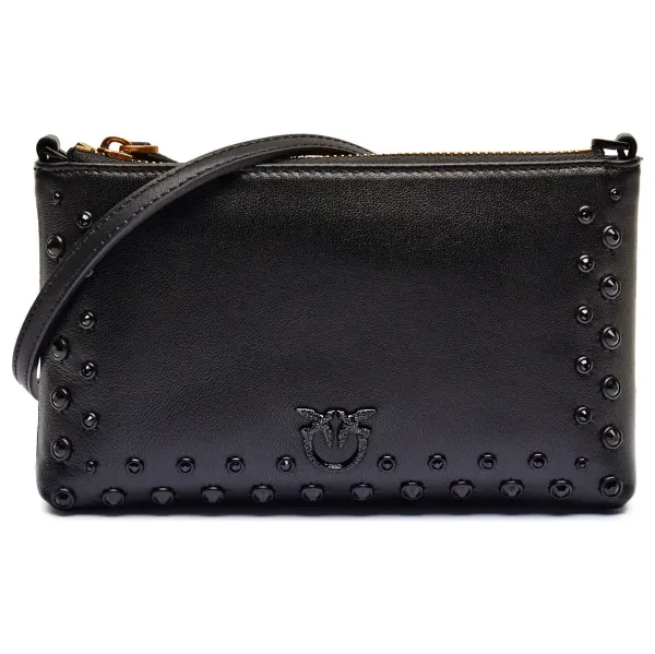 Pinko Kožená listová kabelka 61763437