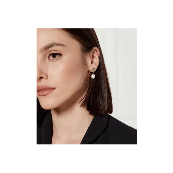 TORY BURCH Náušnice Kira Clover Pearl Drop 61081920