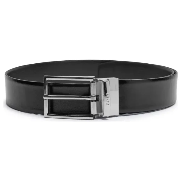 BOSS BLACK Obojstranný kožený remienok Otano-S_Sr35 61696050