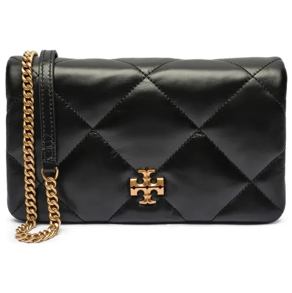 TORY BURCH Kožená kabelka na rameno Kira Diamond 61718115