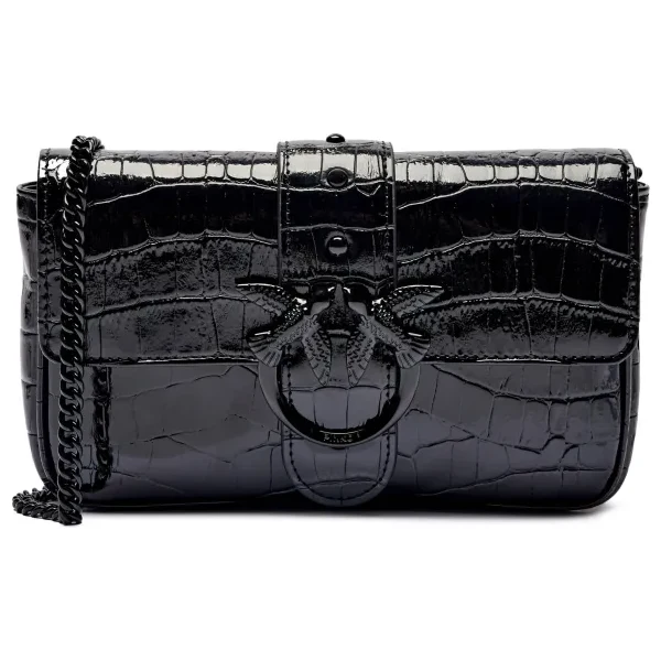 Pinko Kožená kabelka na rameno LOVE ONE POCKET C 61740303