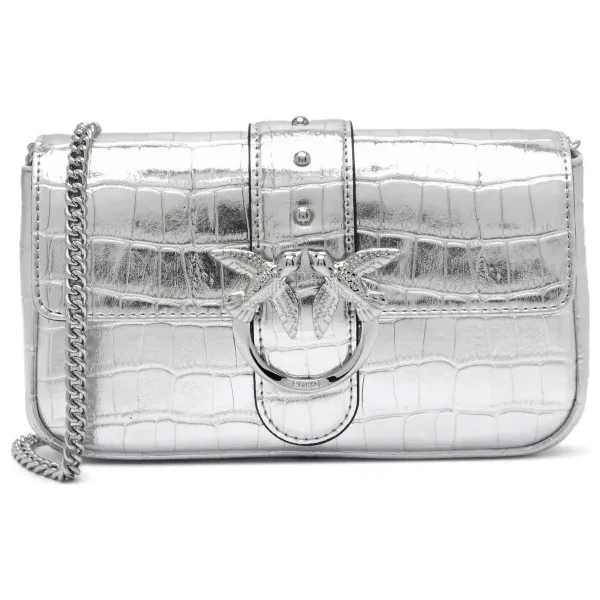 Pinko Kožená crossbody kabelka LOVE ONE POCKET SIMPLY C 61718279