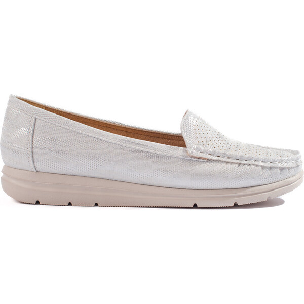 SHELOVET Smotanové dámske mokasíny sVE02W 66148277