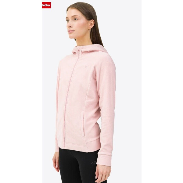 Dámska mikina W NOSH4-PLD352 20S pink - 4F 58209035