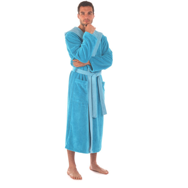 Pánsky župan Tampa duo s kapucňou 3959 tyrkysový - Vestis 59748175