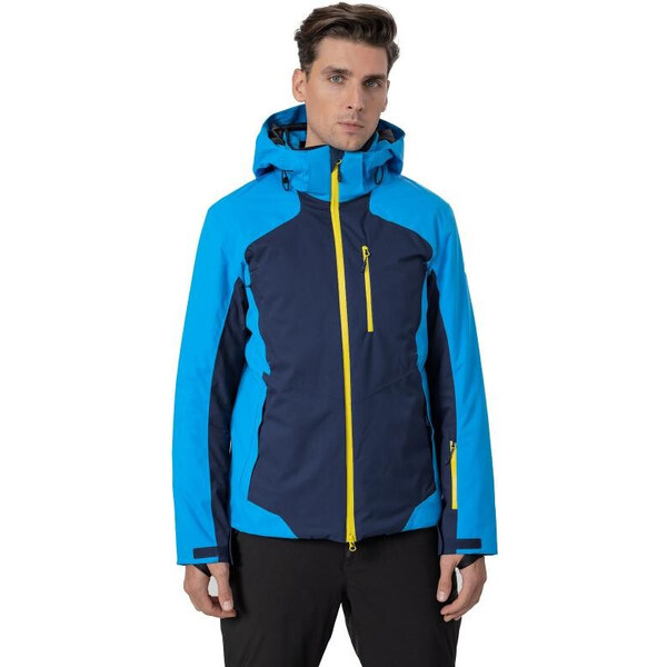 Pánska bunda H4Z22-KUMN010 modro-žltá - 4F 57942311