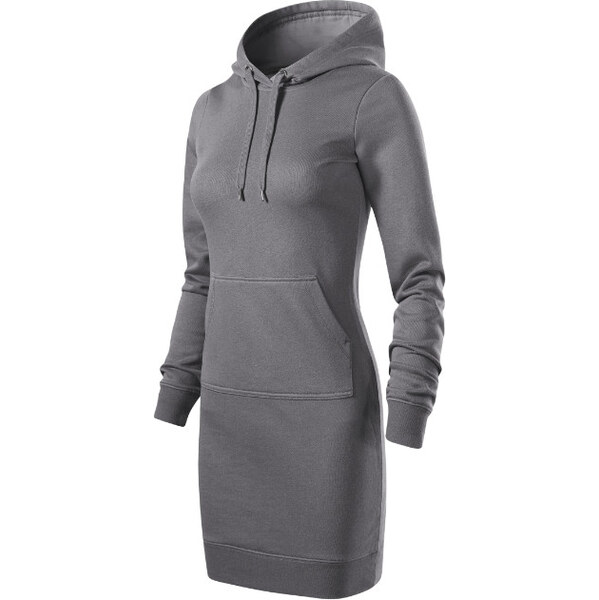 MALFINI, a.s. Snap dress dámske oceľovo šedé 61685696