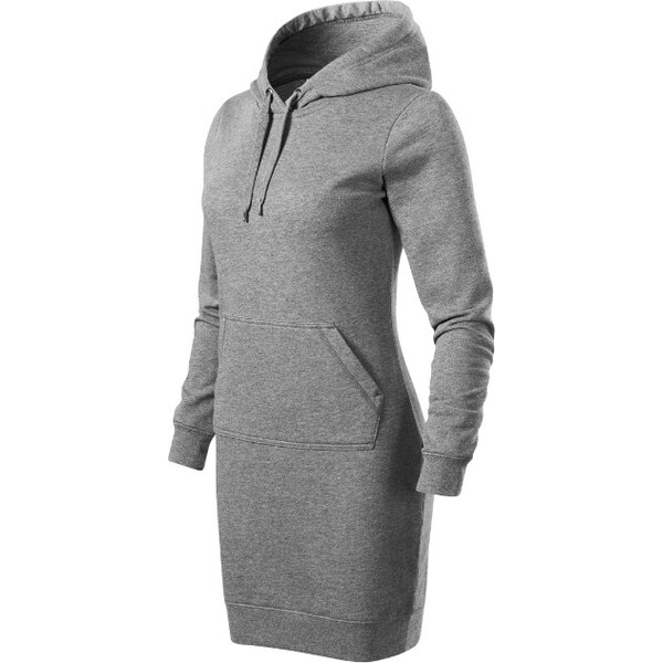 MALFINI, a.s. Dámske šaty na zapínanie s tmavosivými odleskami 61685702