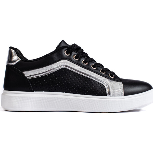 Klasická pohodlná dámska športová obuv čierna Shelovet MS3075B 66147217