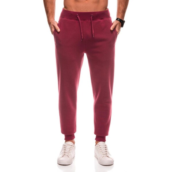 Inny Neobyčajné bordové tepláky V7 PABS-0108 61685819