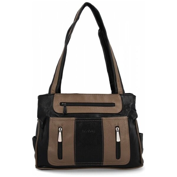 Dámská kabelka shopper bag Hernan čierna 3892-1 59091844