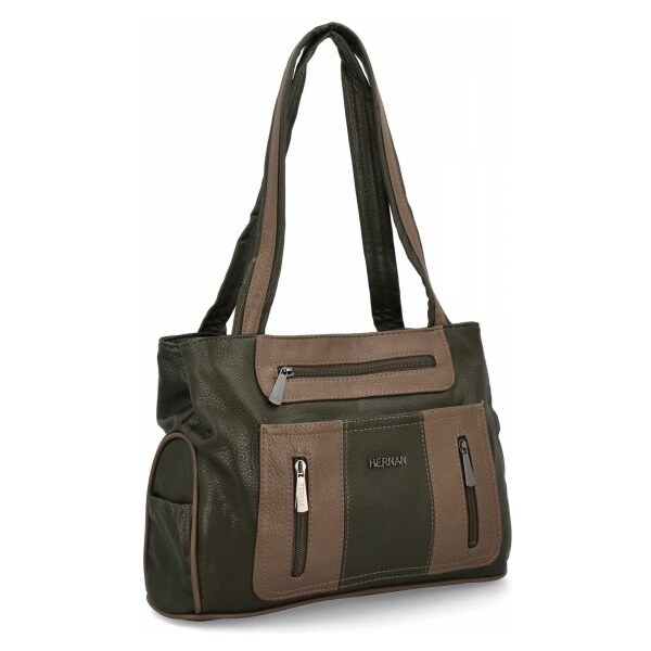 Dámská kabelka shopper bag Hernan zelená 3892-1 59091850