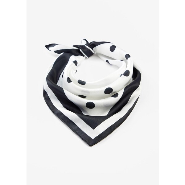 bonprix Šatka Nicky s bodkami, farba biela 61593438