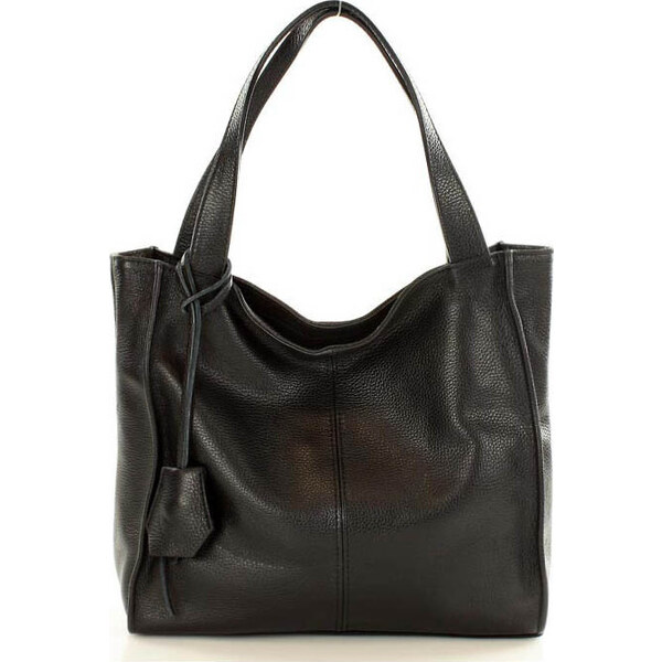 Marco MAZZINI Čierna kožená kabelka MAZZINI - Portofino Max s139a 5417232