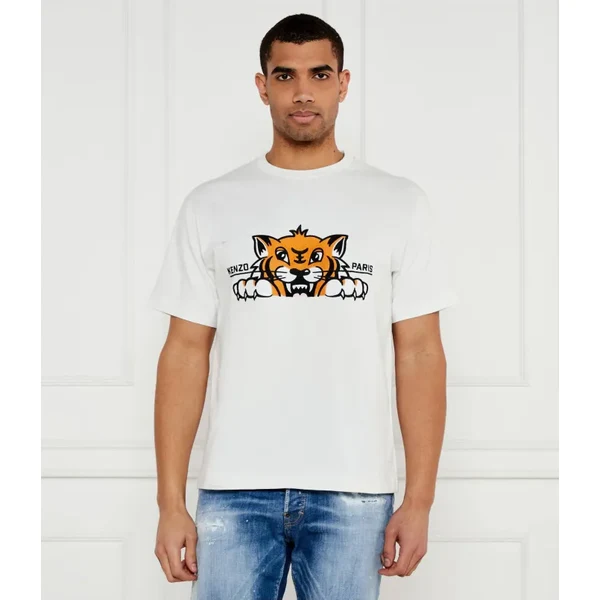 Kenzo Tričko HAPPY TIGER | Oversize fit 61690145