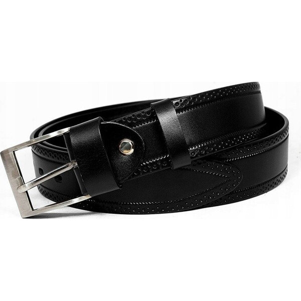 ROVICKY Pánsky čierny opasok PRS-07-BGE BLACK 95 57540015