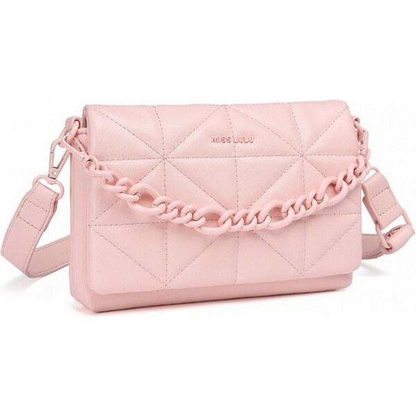 Konofactory Ružová extravagantná crossbody kabelka Chain 59717990