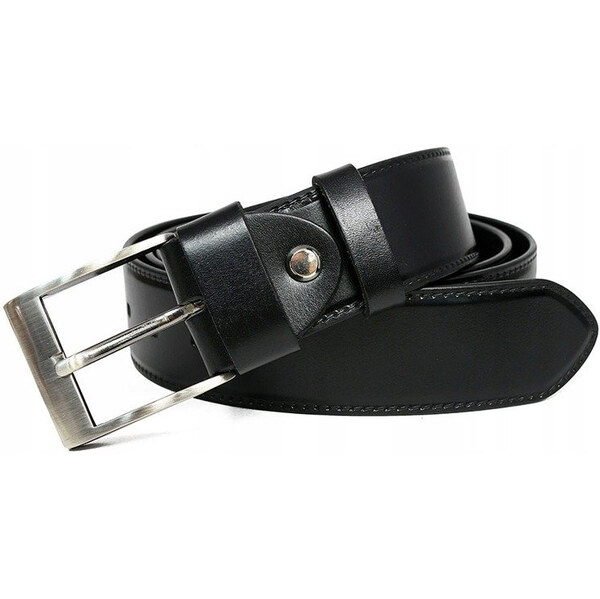Klasický pánsky opasok z hladkej, kvalitnej prírodnej kože - Rovicky 61706448