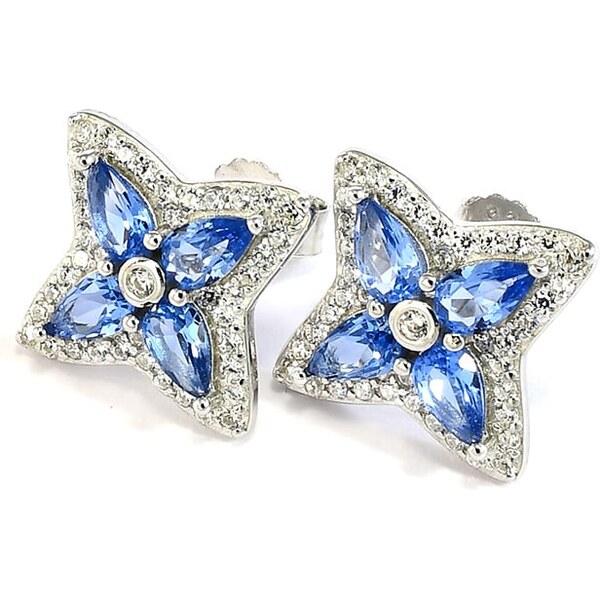 Strieborné náušnice Glare 653 59705225