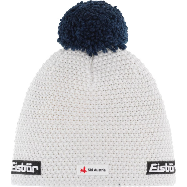 Biela zimná čiapka Eisbar Jamie Pompon MÜ RL SKA E33137-800 61704843