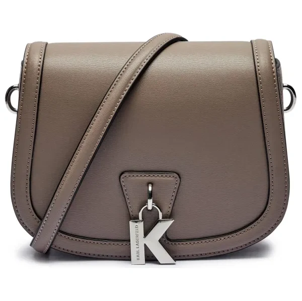 Karl Lagerfeld Kožená crossbody kabelka K/LOCK 61574977