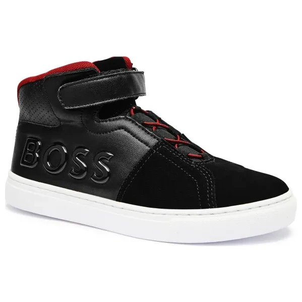 BOSS Kidswear Kožené sneakersy 61680898